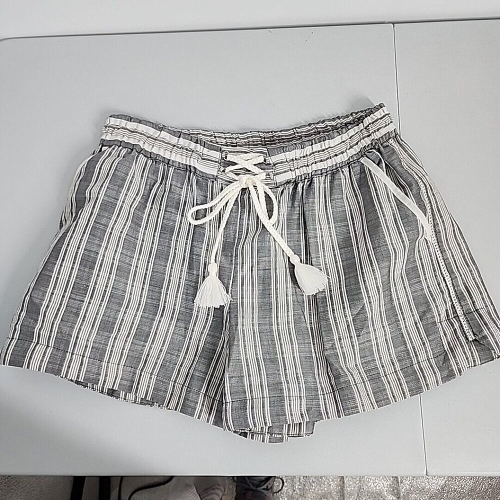 Anthropologie Elevenses Shorts Size XS Gray Cotton Womens Pull On